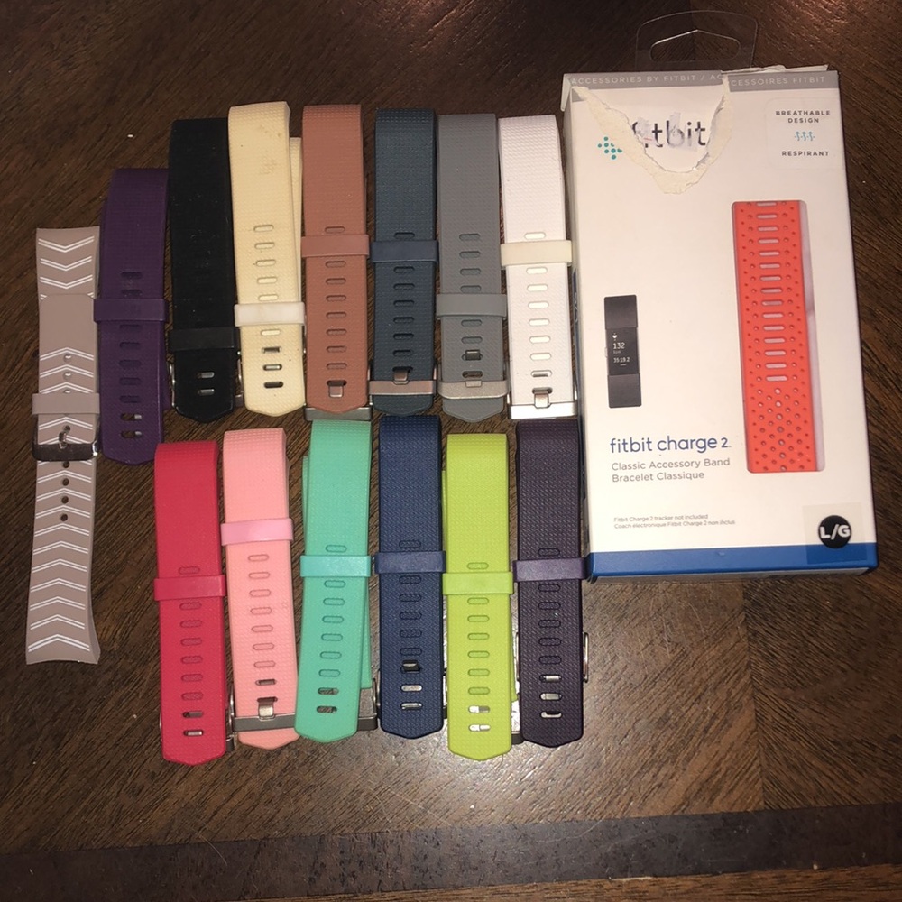 Fitbit Charge 2 Replacement Bands - Assorted Colors - Picture 1 of 12